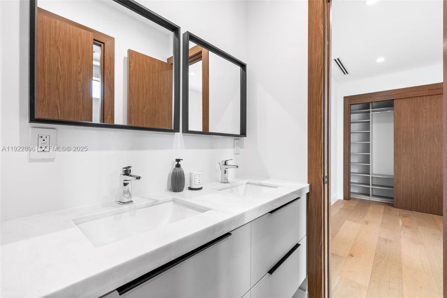 Furnished interior view inside a new home in , Miami (Image 8).