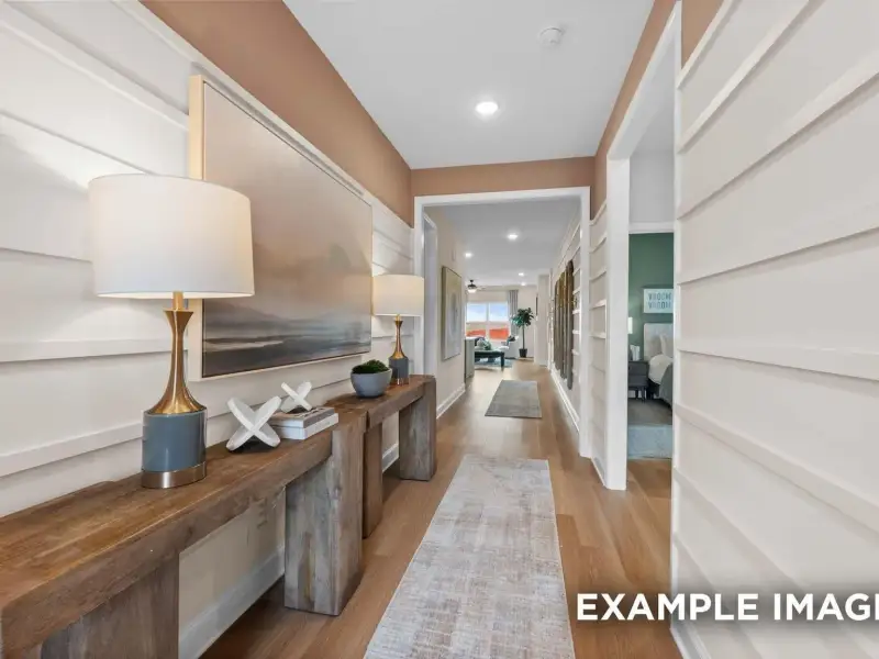 Furnished interior view inside a new home in Sundance Cove, Crosby (Image 3).