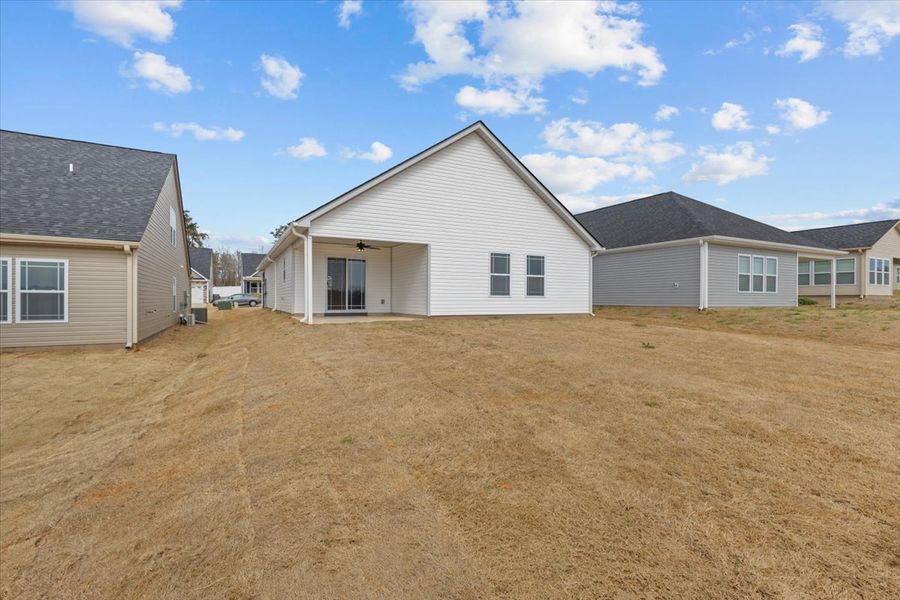 Representative exterior photo of a completed home built from the Ellison by Enchanted Homes in Mills Gin, Campobello, SC (Image 16).