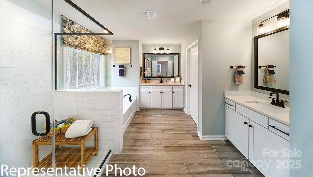 Furnished interior view inside a new home in Oak Grove Hill, Huntersville (Image 21).