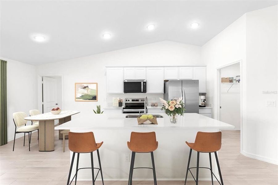 Furnished interior view inside a new home in , Port Charlotte (Image 16).