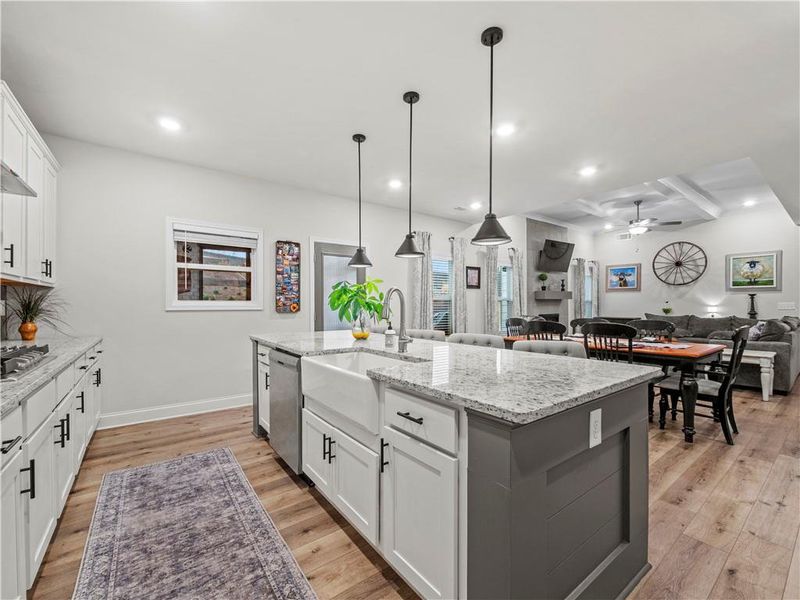 Furnished interior view inside a new home in , Hoschton (Image 8).