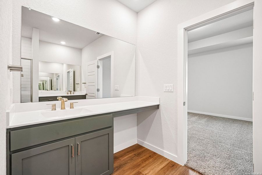 Furnished interior view inside a new home in Weston Oaks, San Antonio (Image 6).