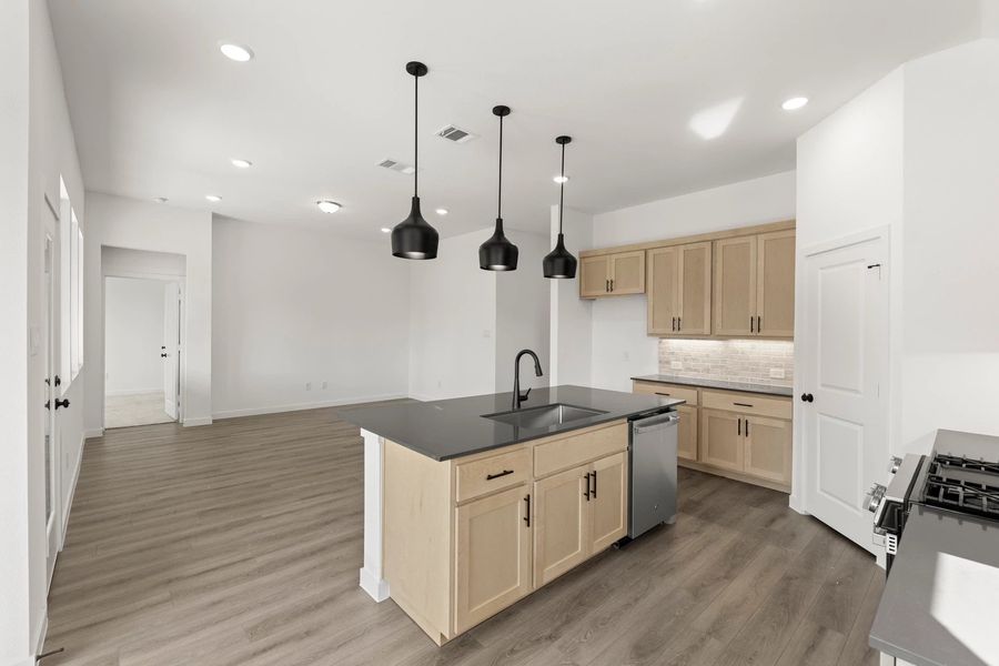 Open Kitchen-Living Room