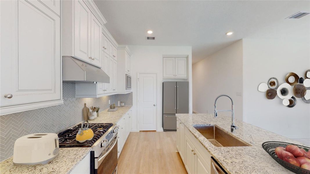 Furnished interior view inside a new home in Monarch Landing, Needville (Image 3).