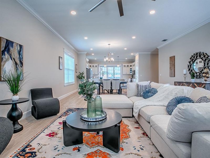 Furnished interior view inside a new home in , Oxford (Image 30). Furnished interior view inside a new home in , Oxford (Image 30).