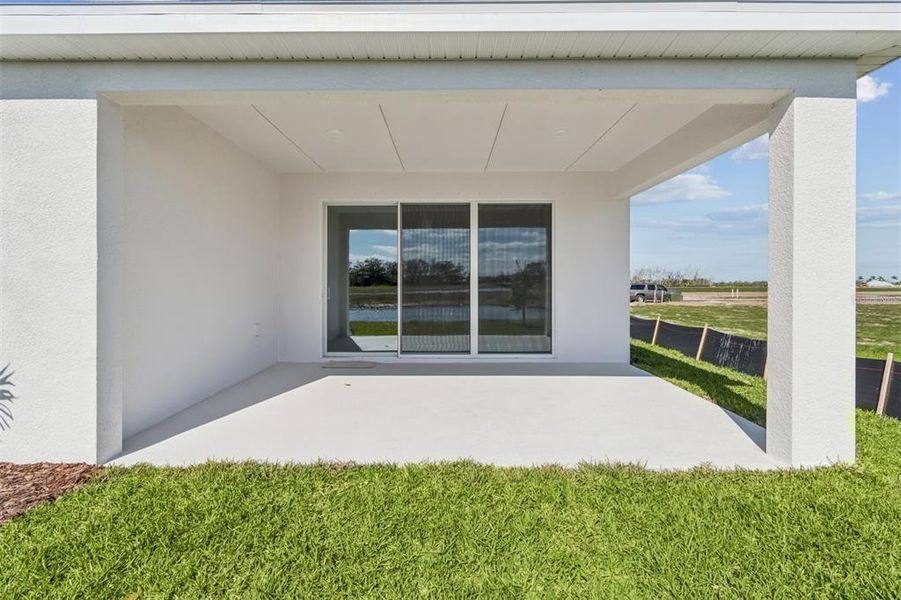 Exterior details and patio area of a home in , Parrish (Image 3).