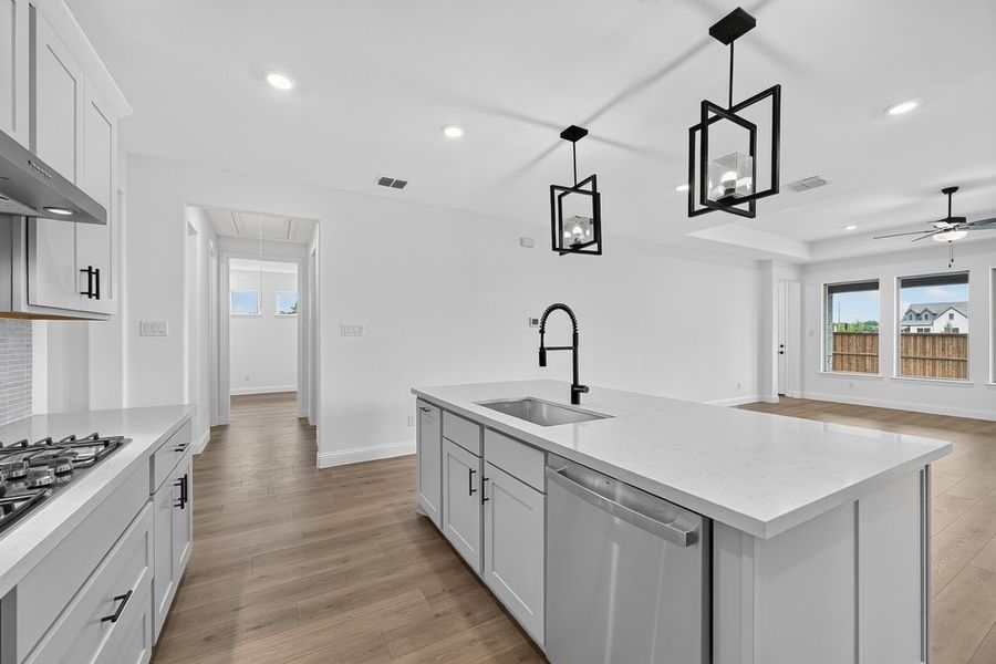 Furnished interior view inside a new home in The Ranch at Uptown Celina, Celina (Image 8).