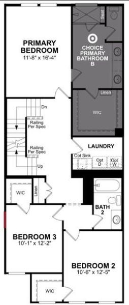 Beazer Homes Bayside Townhomes Baltic floorplan Beazer Homes Bayside Townhomes Baltic floorplan