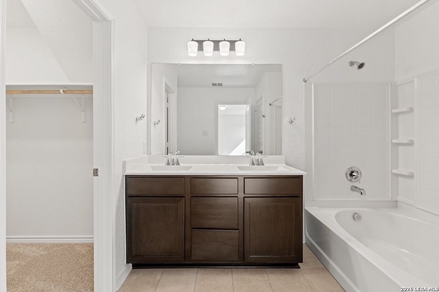 Furnished interior view inside a new home in Preserve at Culebra - Villa Collection, San Antonio (Image 8). Furnished interior view inside a new home in Preserve at Culebra - Villa Collection, San Antonio (Image 8).