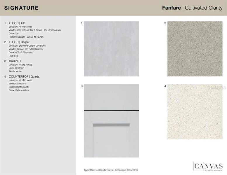 Sample of building materials used in homes in Skye Ranch Community Group Page, Sarasota (Image 20). Sample of building materials used in homes in Skye Ranch Community Group Page, Sarasota (Image 20).