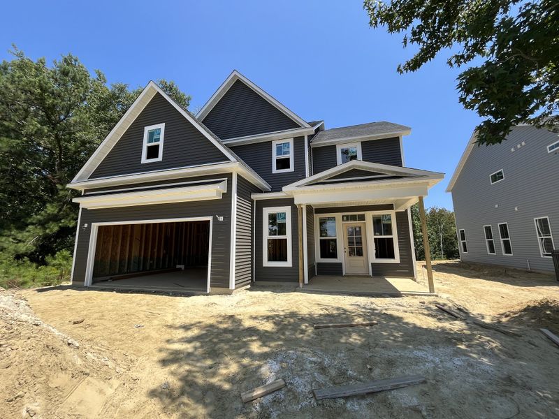 In-progress construction of a new home in Sawyer’s Run, Hampstead, NC (Image 20).