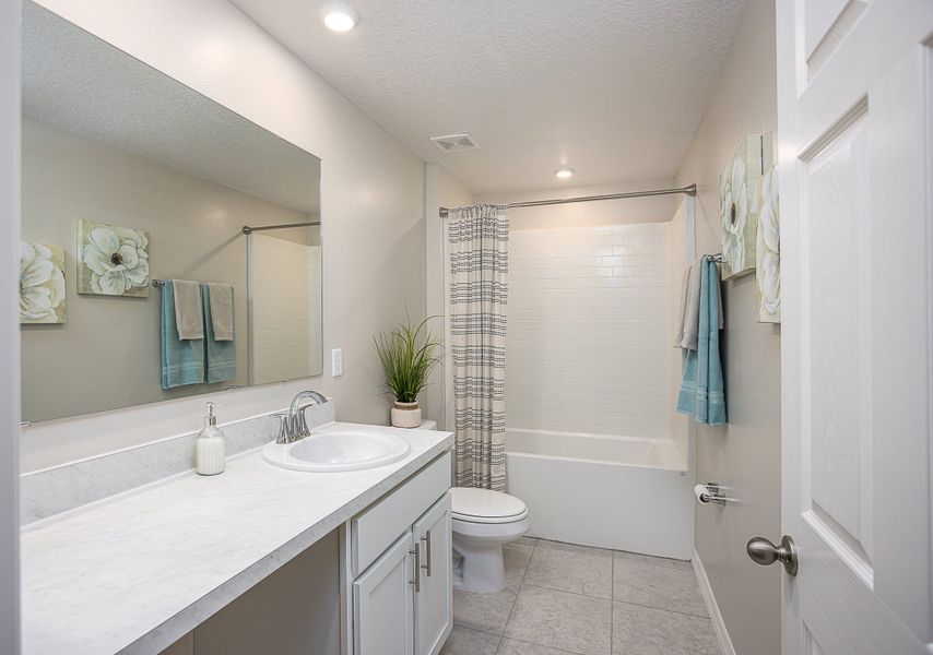 Representative furnished interior of a home built from the Orchid by Maronda Homes in Coastal Communities, Edgewater (Image 18).