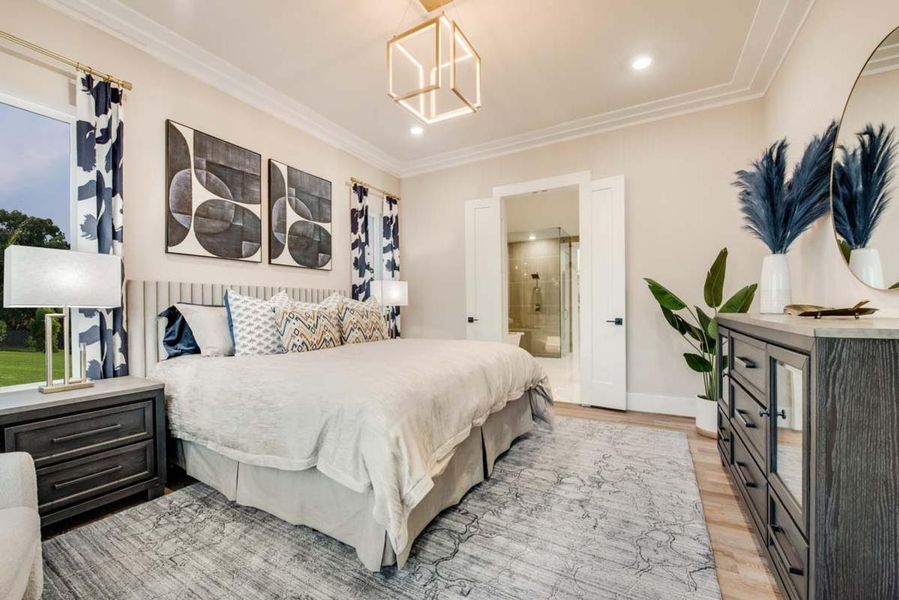 Representative furnished interior of a home built from the Grand Monterra II by Grand Homes in Grand Oaks, Celina (Image 10).