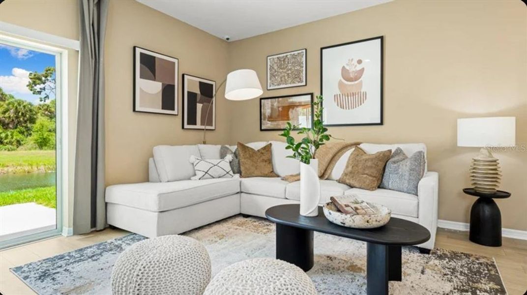 Furnished interior view inside a new home in , Nokomis (Image 9).