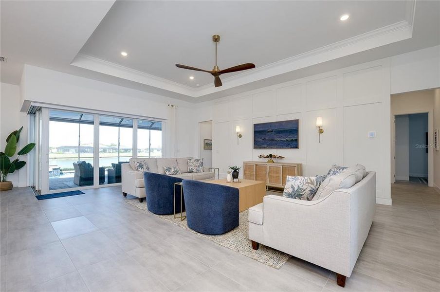 Furnished interior view inside a new home in , Englewood (Image 49).