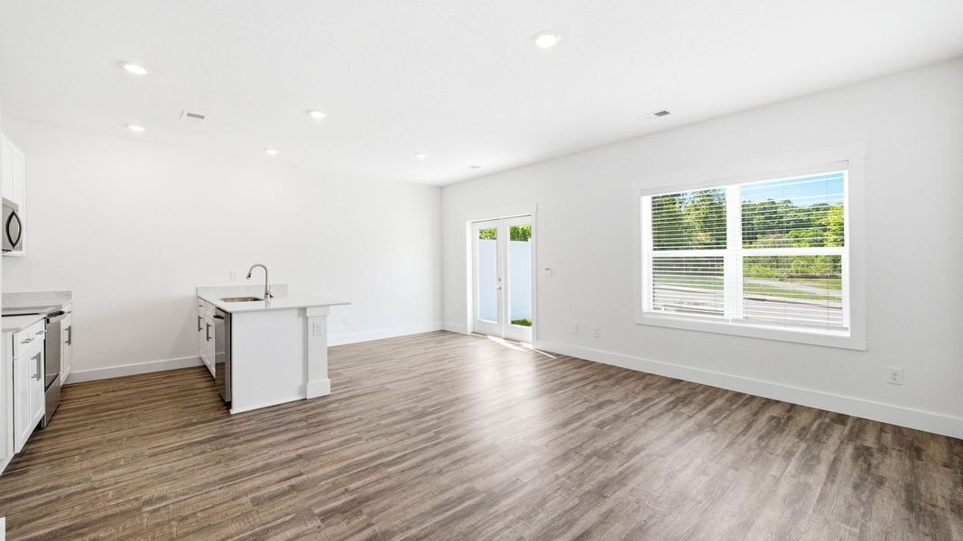 Spacious, unfurnished interior of a new home in The Arbor Townhomes, Kingsport (Image 13). Spacious, unfurnished interior of a new home in The Arbor Townhomes, Kingsport (Image 13).