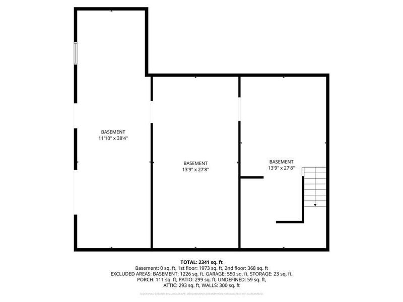 2D floor plan layout of this home in , Demorest, GA (Image 30).