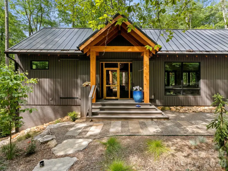 Here is the front entrance to the breezeway to access the different sections of the house. Here is the front entrance to the breezeway to access the different sections of the house.