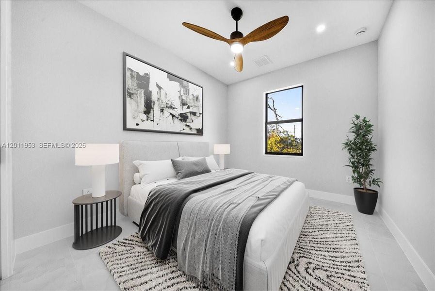 Furnished interior view inside a new home in , Cape Coral (Image 8).