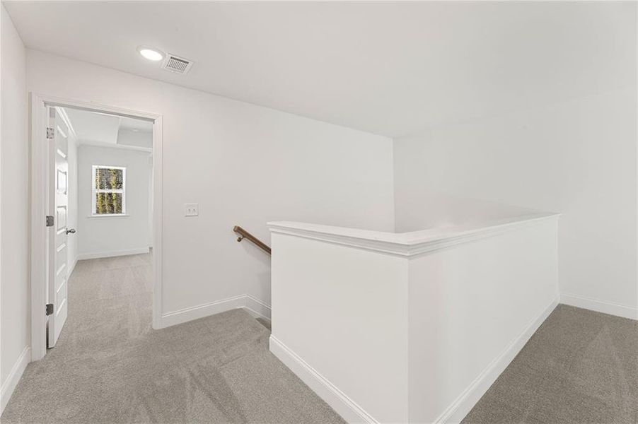 Spacious, unfurnished interior of a new home in Mulberry Summit, Flowery Branch (Image 19). Spacious, unfurnished interior of a new home in Mulberry Summit, Flowery Branch (Image 19).