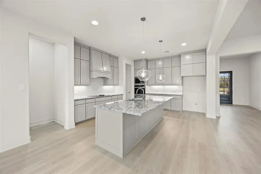 Furnished interior view inside a new home in Tuscan Estates (1 Acre Lots), Waxahachie (Image 11).