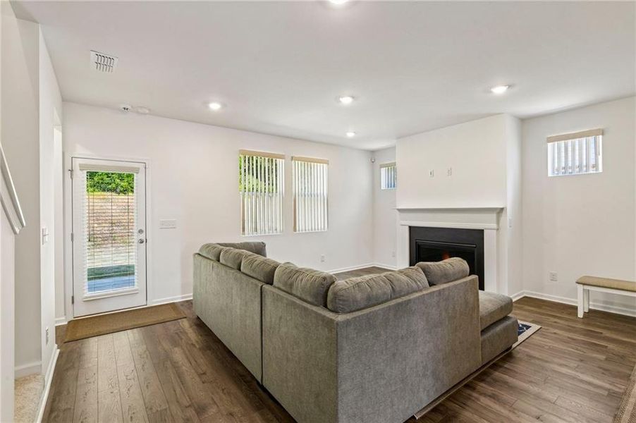 Furnished interior view inside a new home in Windance Lake, Loganville (Image 9).