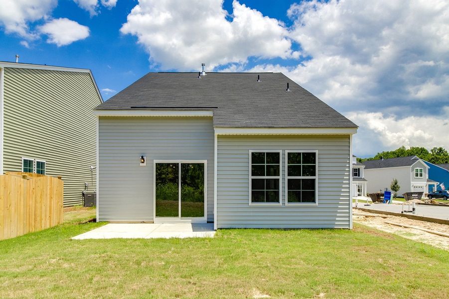 Exterior details and patio area of a home in Bluefield, Lexington (Image 24).