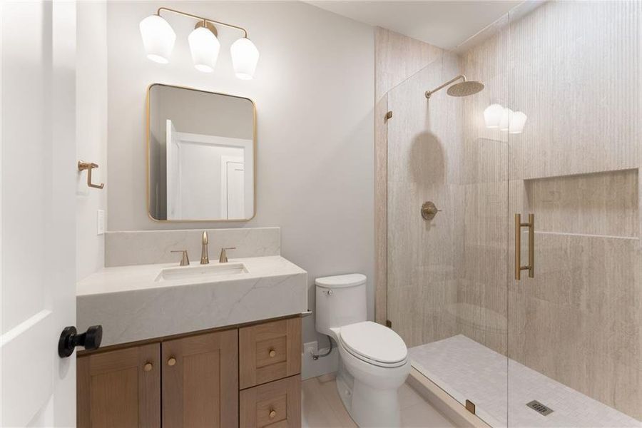 Furnished interior view inside a new home in , Flowery Branch (Image 17).