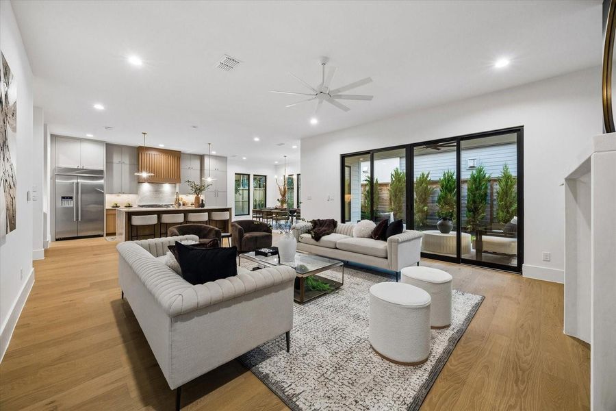 Furnished interior view inside a new home in , Houston (Image 16).