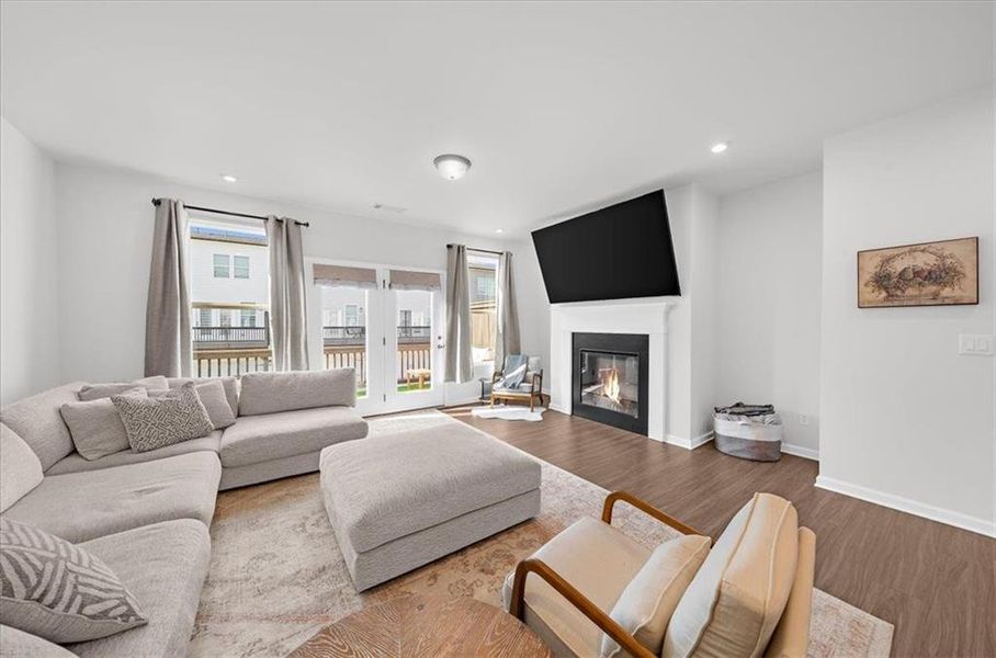 Furnished interior view inside a new home in , Acworth (Image 37).
