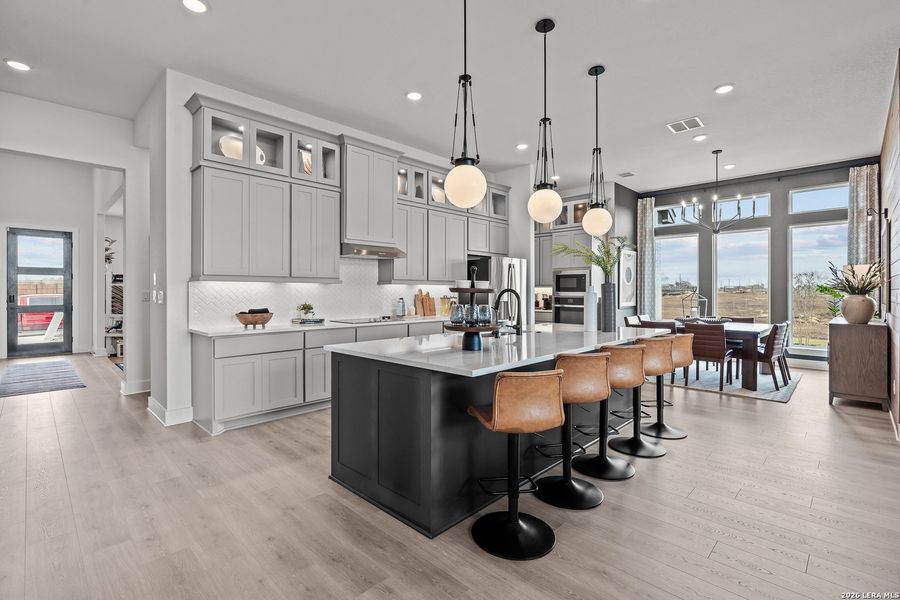 Furnished interior view inside a new home in Esperanza, Boerne (Image 15). Furnished interior view inside a new home in Esperanza, Boerne (Image 15).