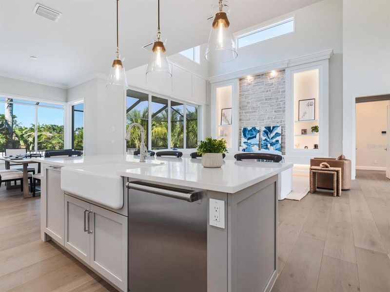 Furnished interior view inside a new home in , Sarasota (Image 7).