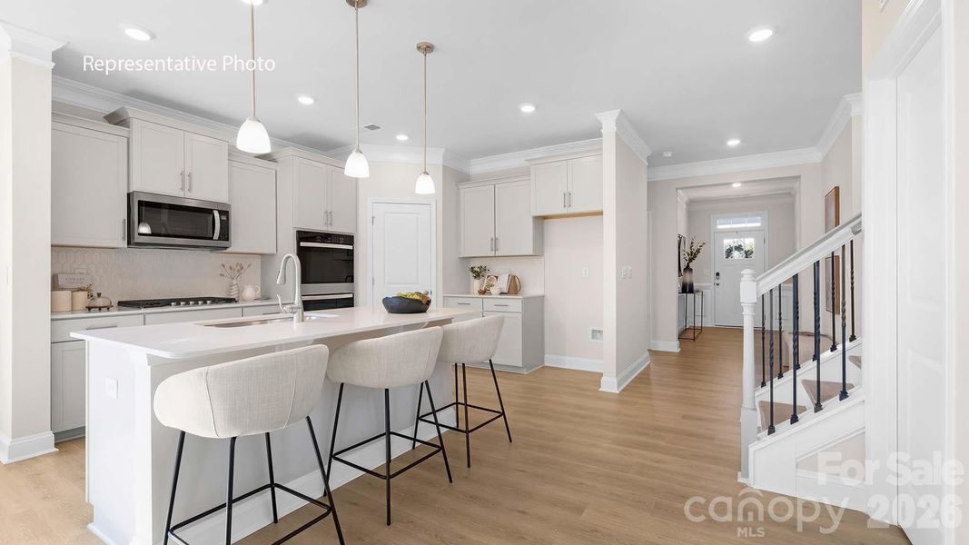 Furnished interior view inside a new home in Sylvan Creek, Denver (Image 9).