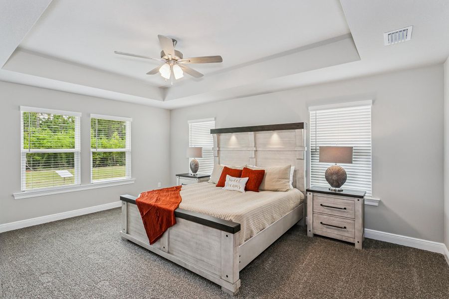 Furnished interior view inside a new home in Walther Reserve, Milton (Image 18).