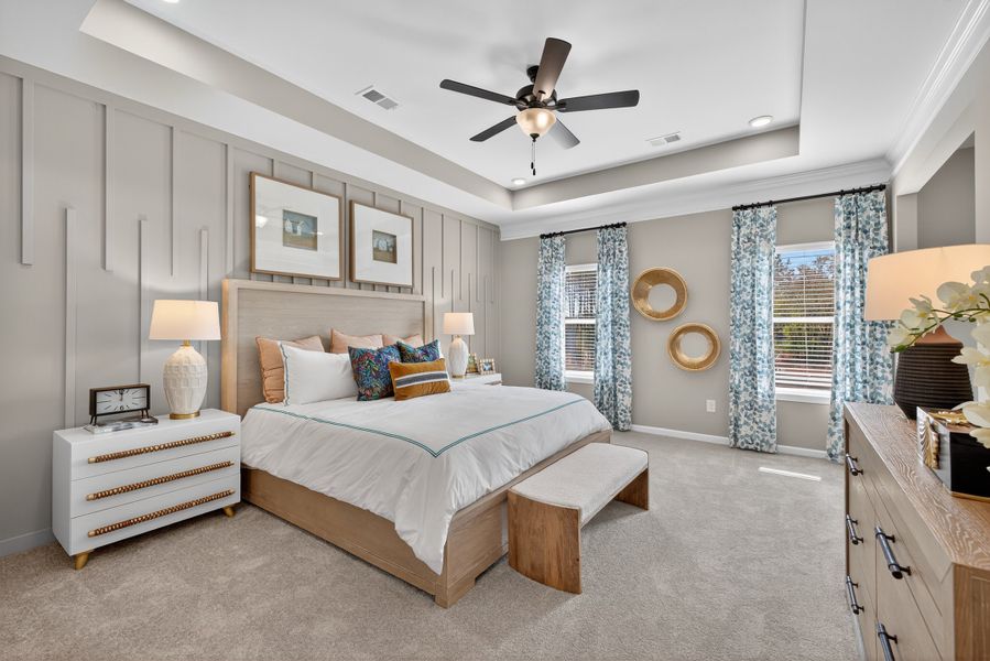 Furnished interior view inside a new home in Allen Manor, Hoschton (Image 14). Furnished interior view inside a new home in Allen Manor, Hoschton (Image 14).