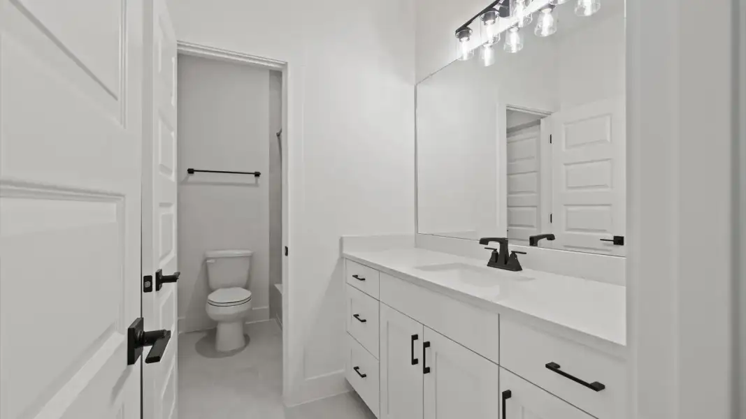 Furnished interior view inside a new home in Sweetwater, Austin (Image 12).