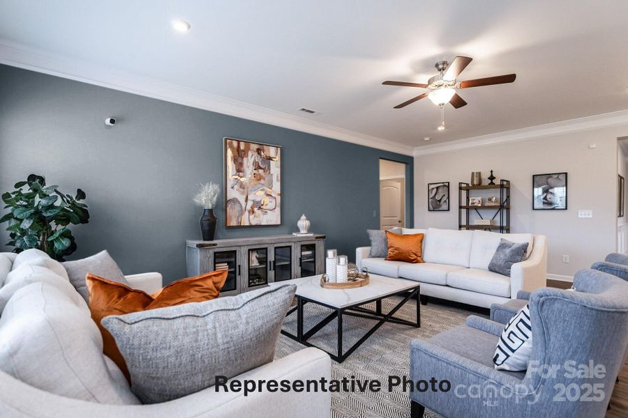 Furnished interior view inside a new home in Pine Bluff, Midland (Image 5).