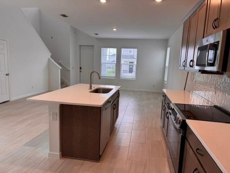 Furnished interior view inside a new home in Cypress Bluff, Groveland (Image 3).