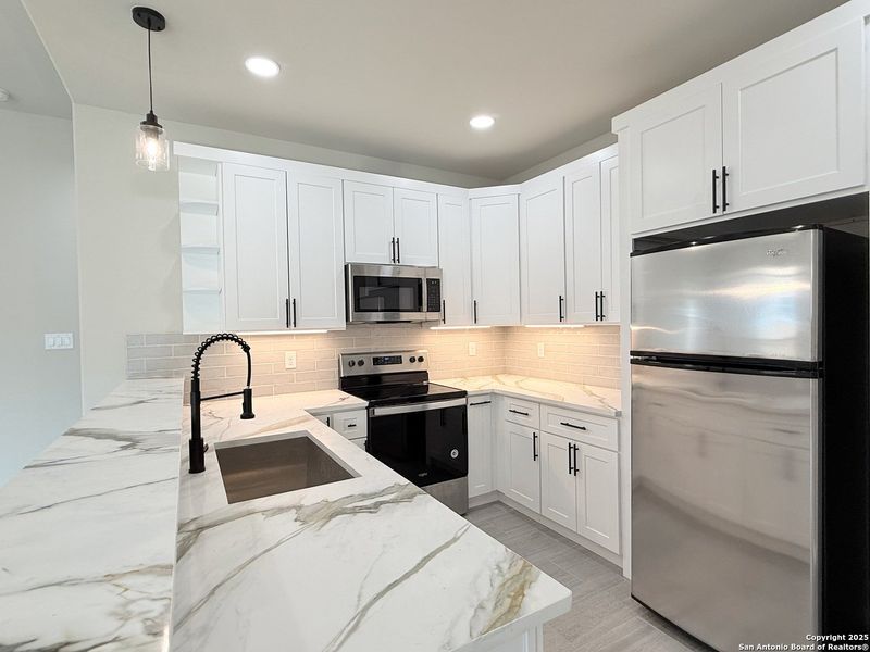 Furnished interior view inside a new home in , San Antonio (Image 4). Furnished interior view inside a new home in , San Antonio (Image 4).