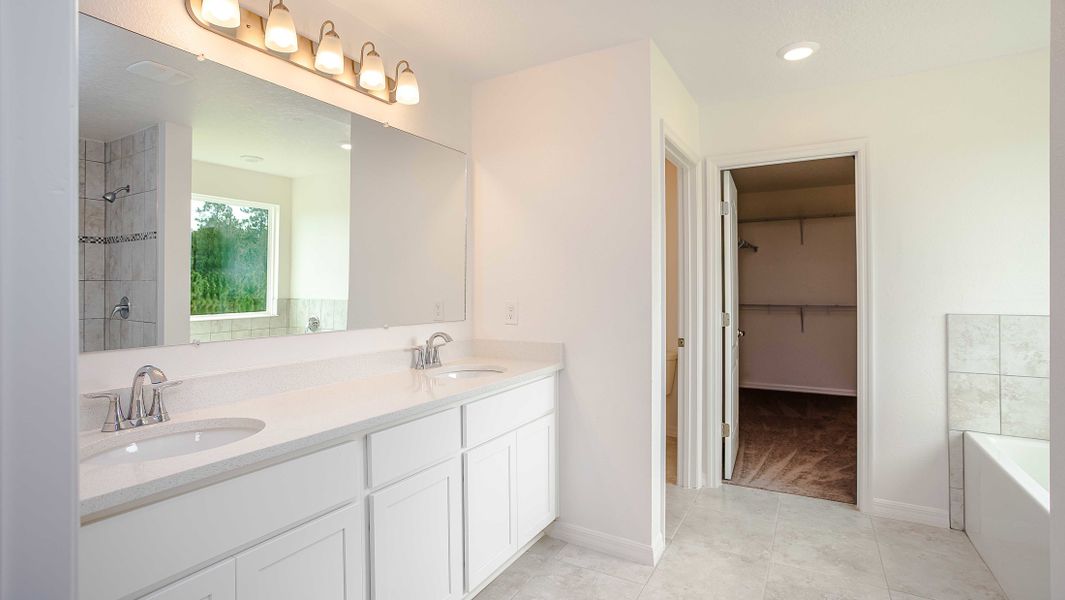 Representative furnished interior of a home built from the Carlisle by Maronda Homes in Crosswinds, Haines City (Image 12).