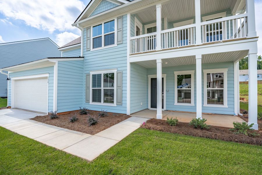 Exterior details and patio area of a home in Carriage Estates, Lexington (Image 27).