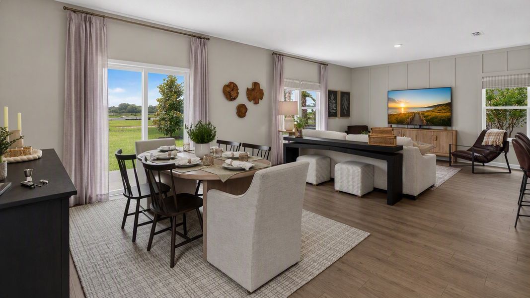 Furnished interior view inside a new home in Rookery, Green Cove Springs (Image 11).