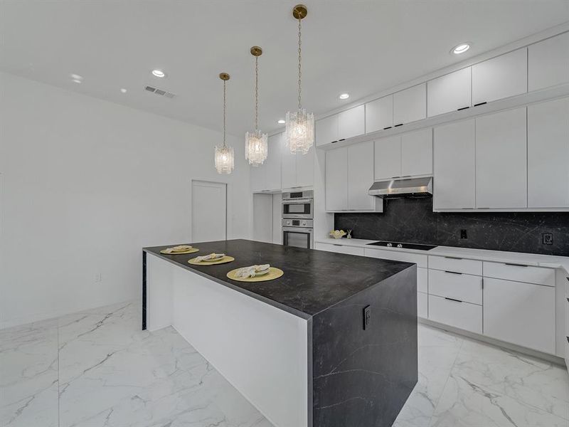 Furnished interior view inside a new home in , Dallas (Image 15).