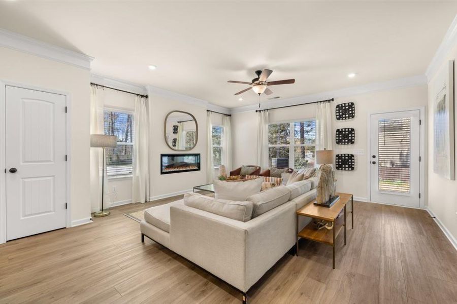 Furnished interior view inside a new home in Franklin Manor, Lawrenceville (Image 38).