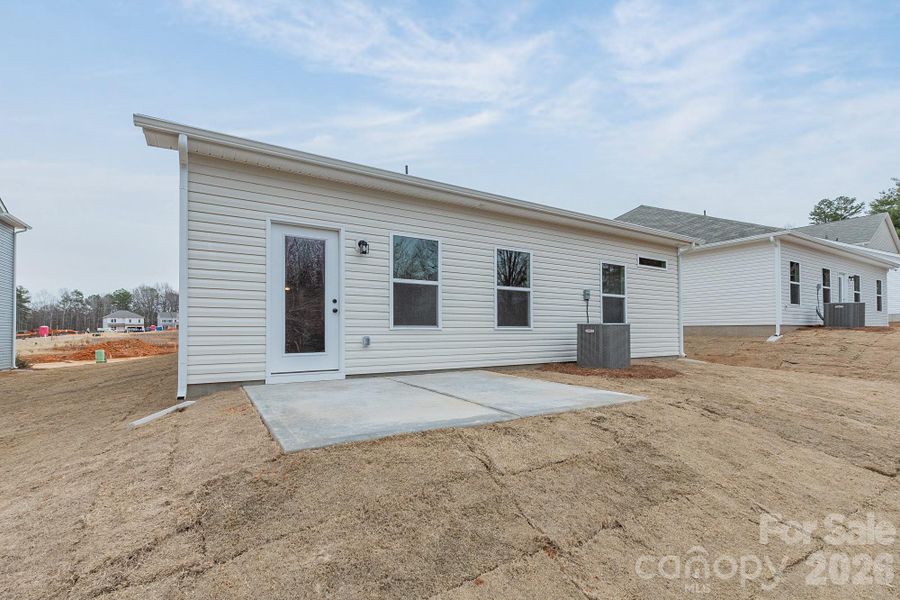 Exterior details and patio area of a home in Winecoff, Salisbury (Image 3).