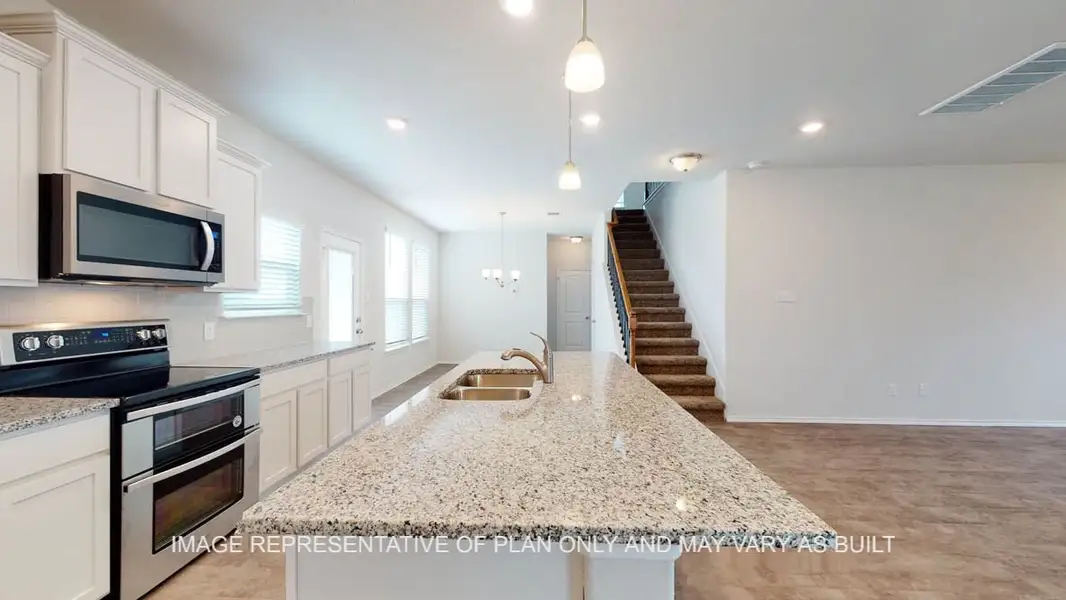 Representative furnished interior of a home built from the Aspen by D.R. Horton in Village at Nolan Heights, Harker Heights (Image 4).