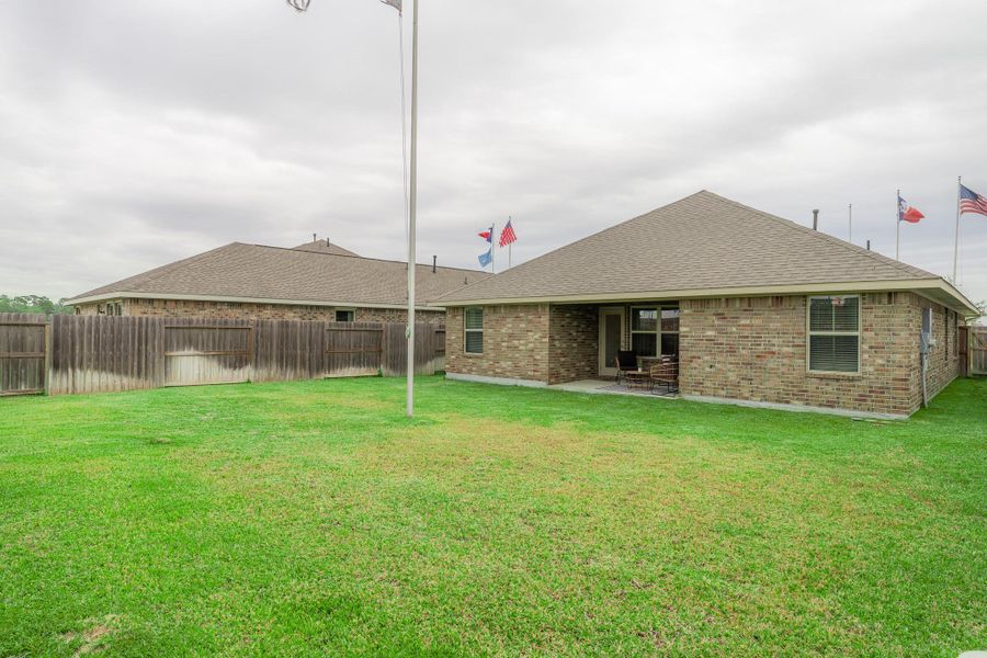 Exterior details and patio area of a home in Cypress Green, Hockley (Image 3).