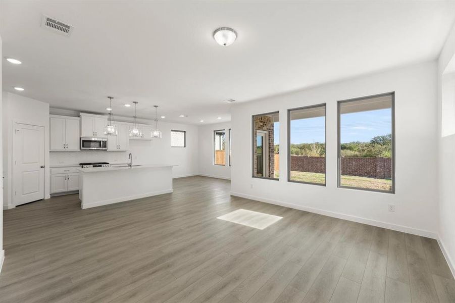 Open Kitchen-Living-Dining Room featuring the Timeless Collection Open Kitchen-Living-Dining Room featuring the Timeless Collection