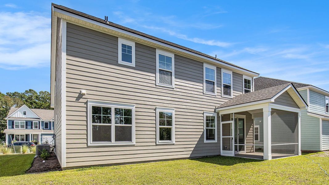 Exterior details and patio area of a home in The Bluffs at Mill Creek, Florence (Image 4).